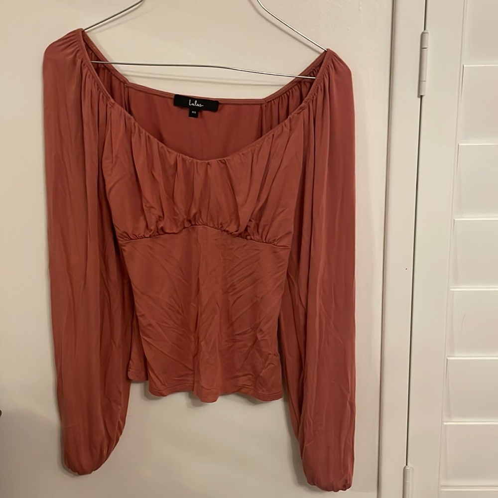 Lulus long sleeve blouse